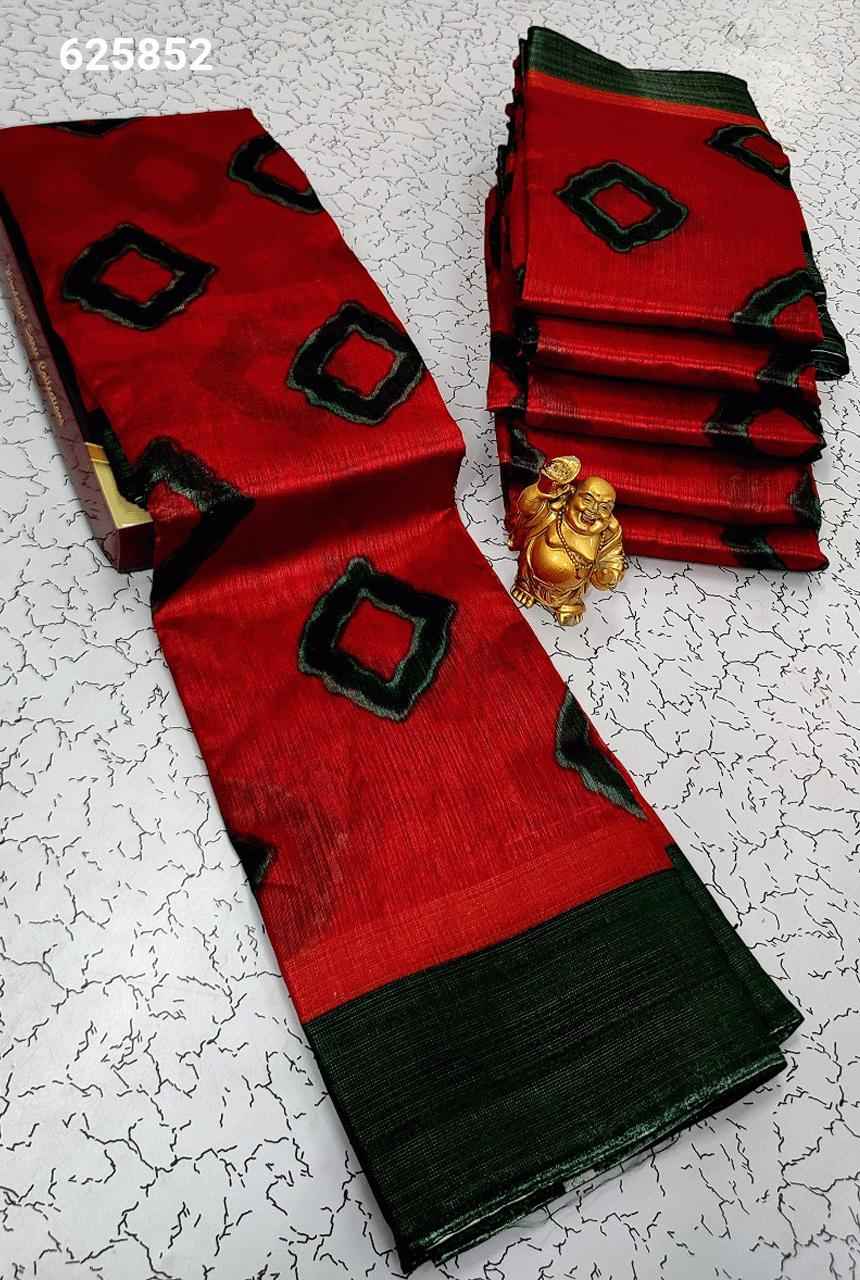 Fancy Print Cotton Sarees