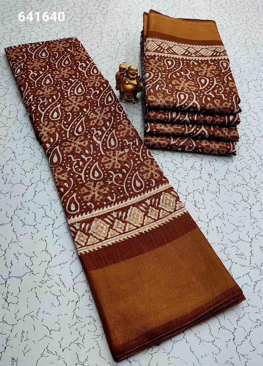 Fancy Print Cotton Sarees