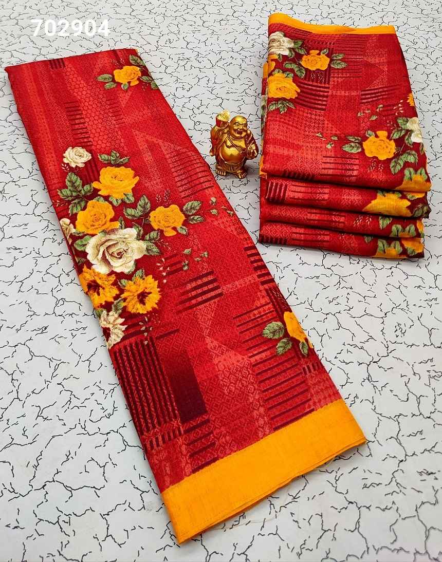 Fancy Print Cotton Sarees