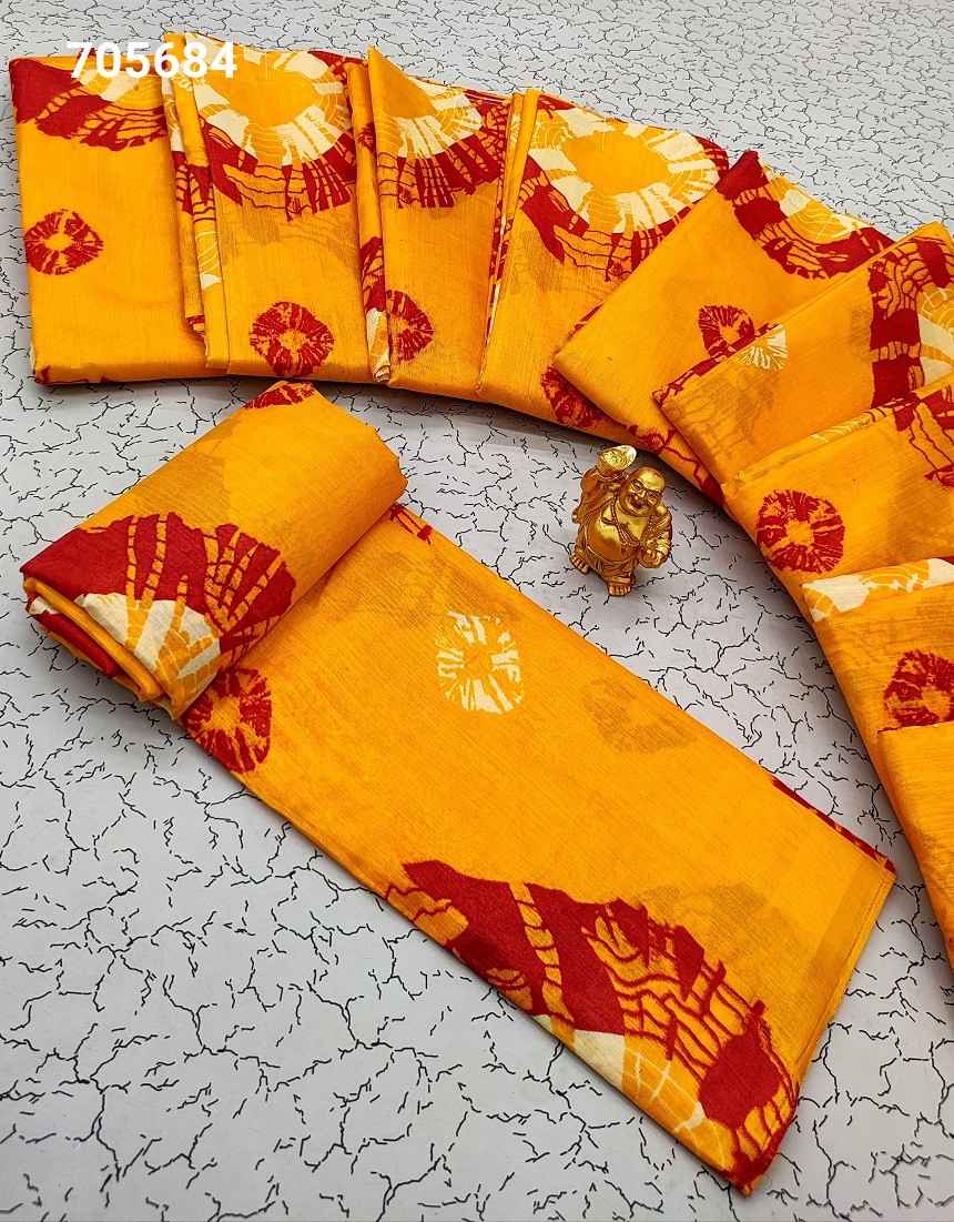 Fancy Print Cotton Sarees