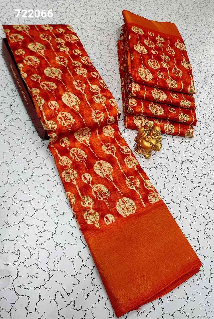 Fancy Print Cotton Sarees