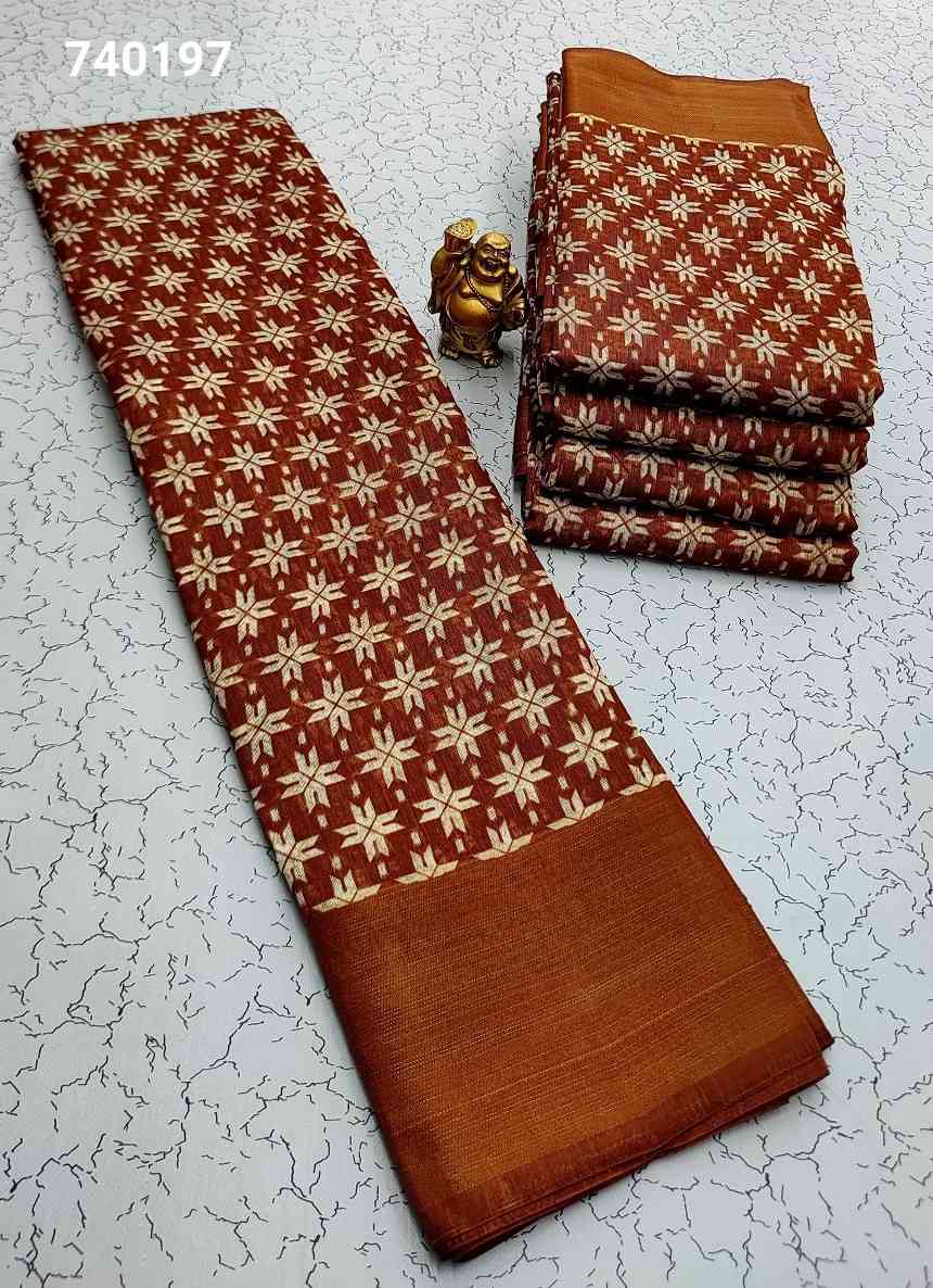 Fancy Print Cotton Sarees