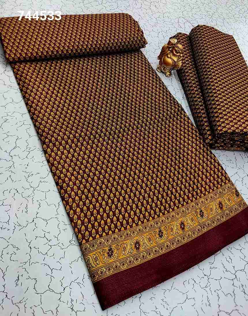 Fancy Print Cotton Sarees