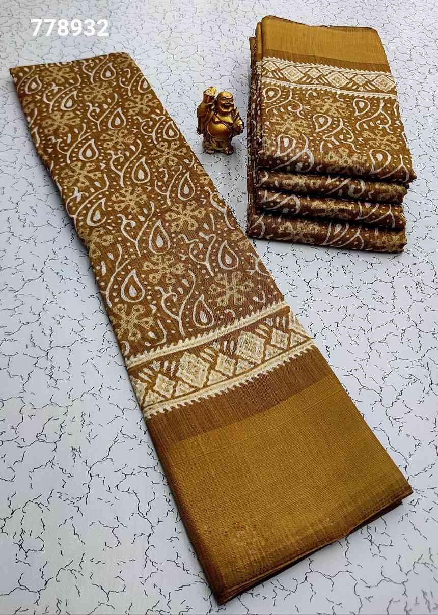 Fancy Print Cotton Sarees