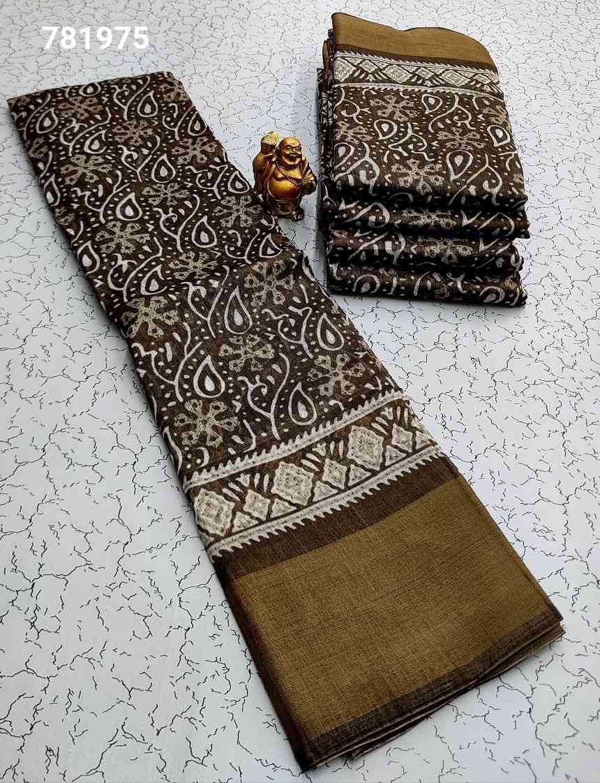 Fancy Print Cotton Sarees