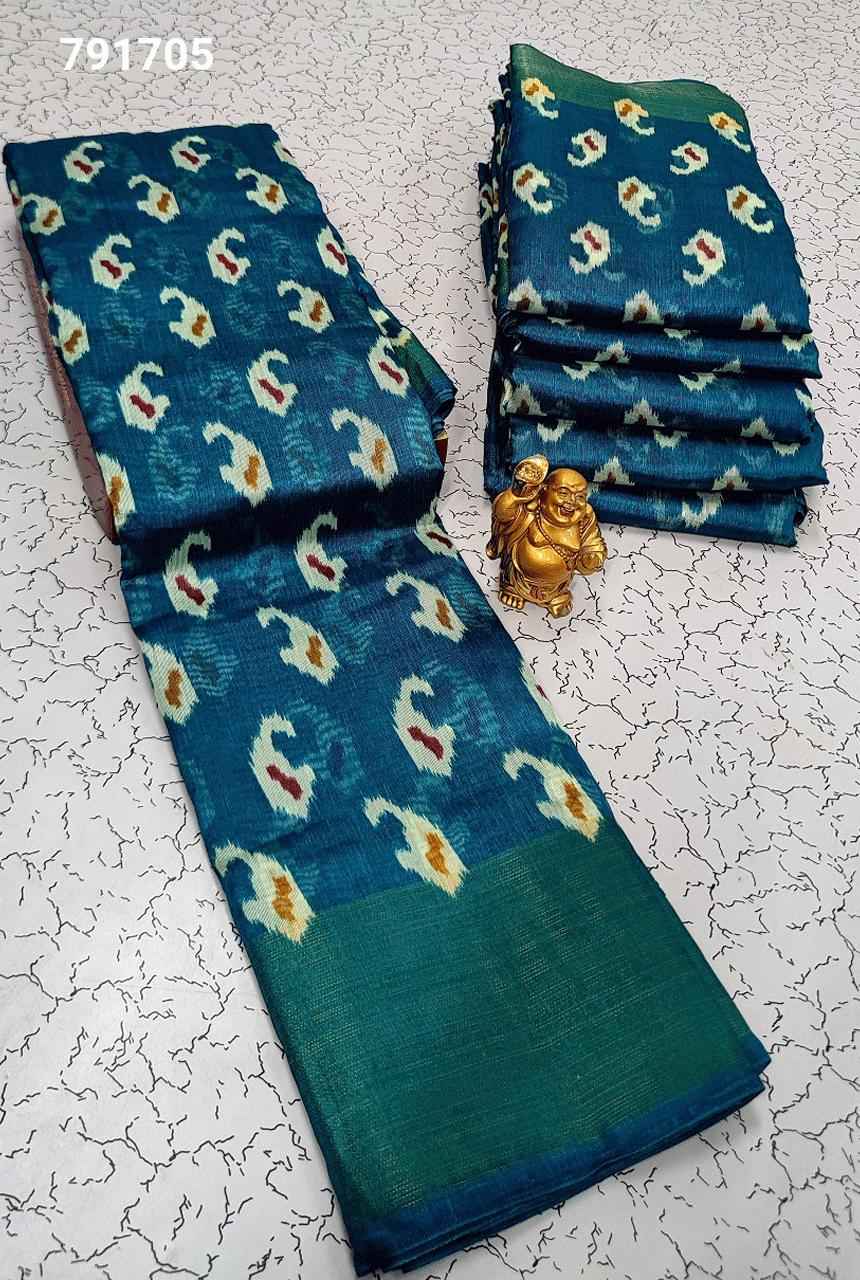 Fancy Print Cotton Sarees