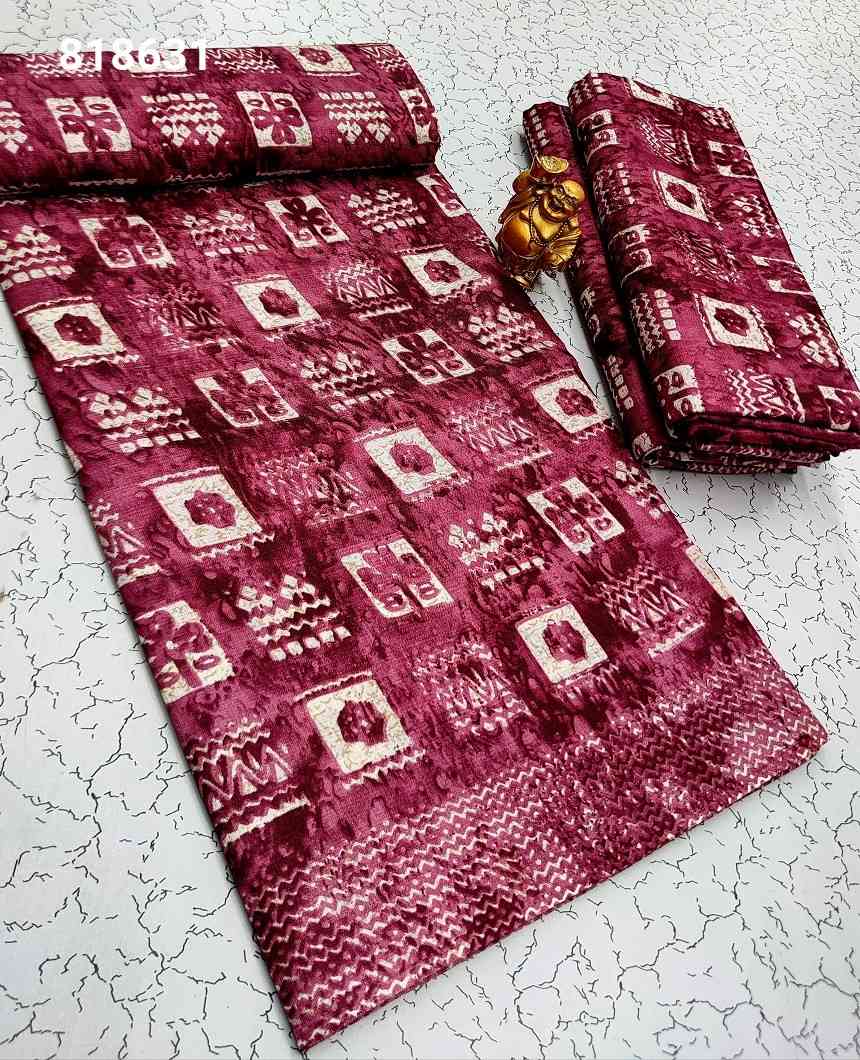 Fancy Print Cotton Sarees