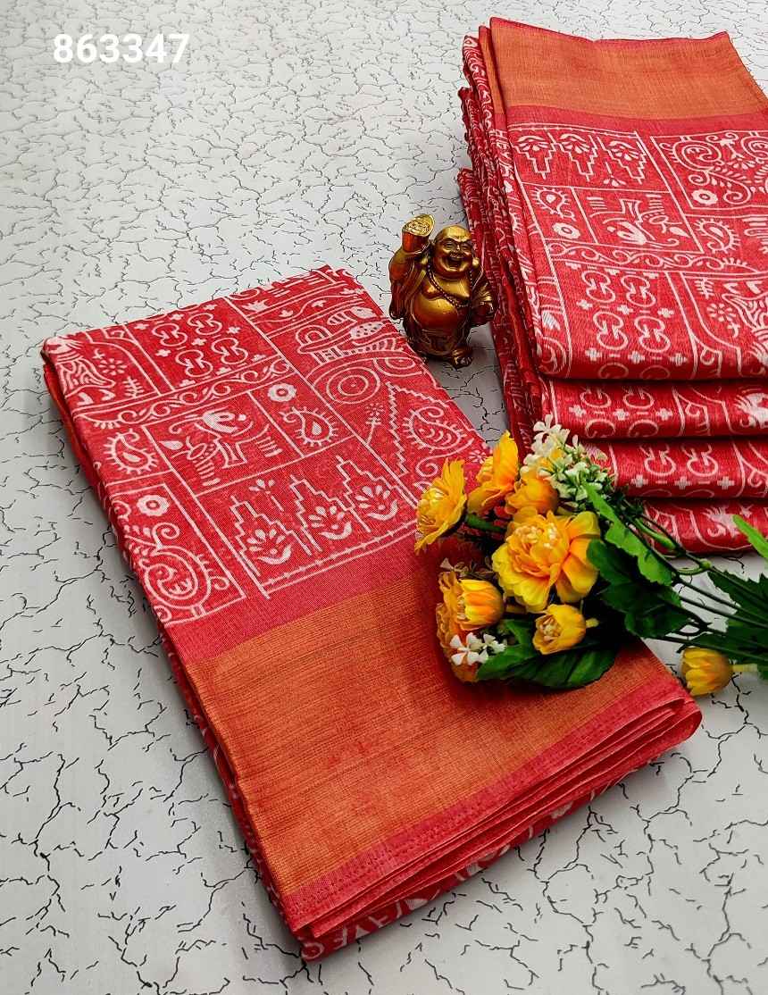 Fancy Print Cotton Sarees
