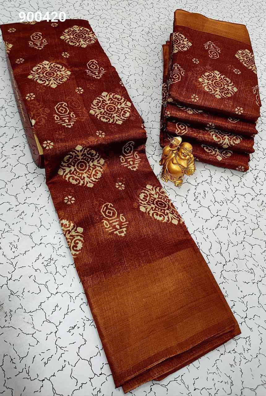 Fancy Print Cotton Sarees