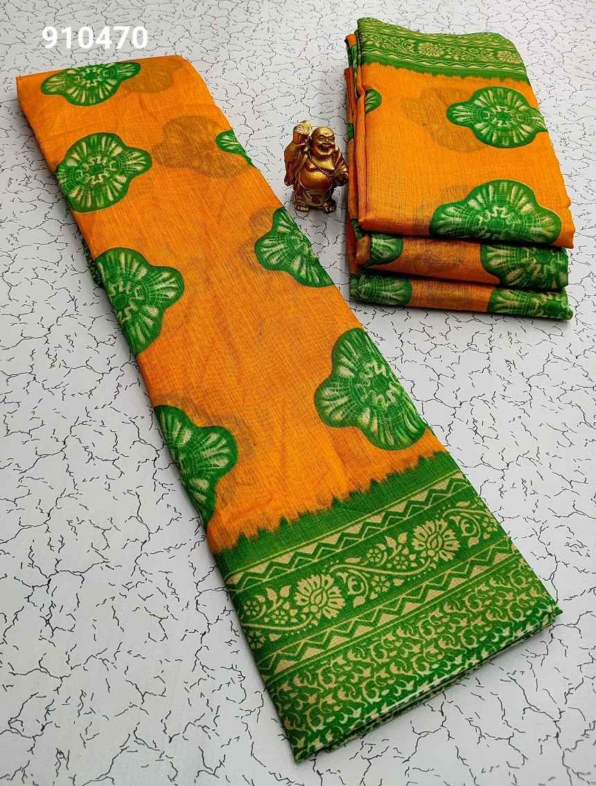 Fancy Print Cotton Sarees
