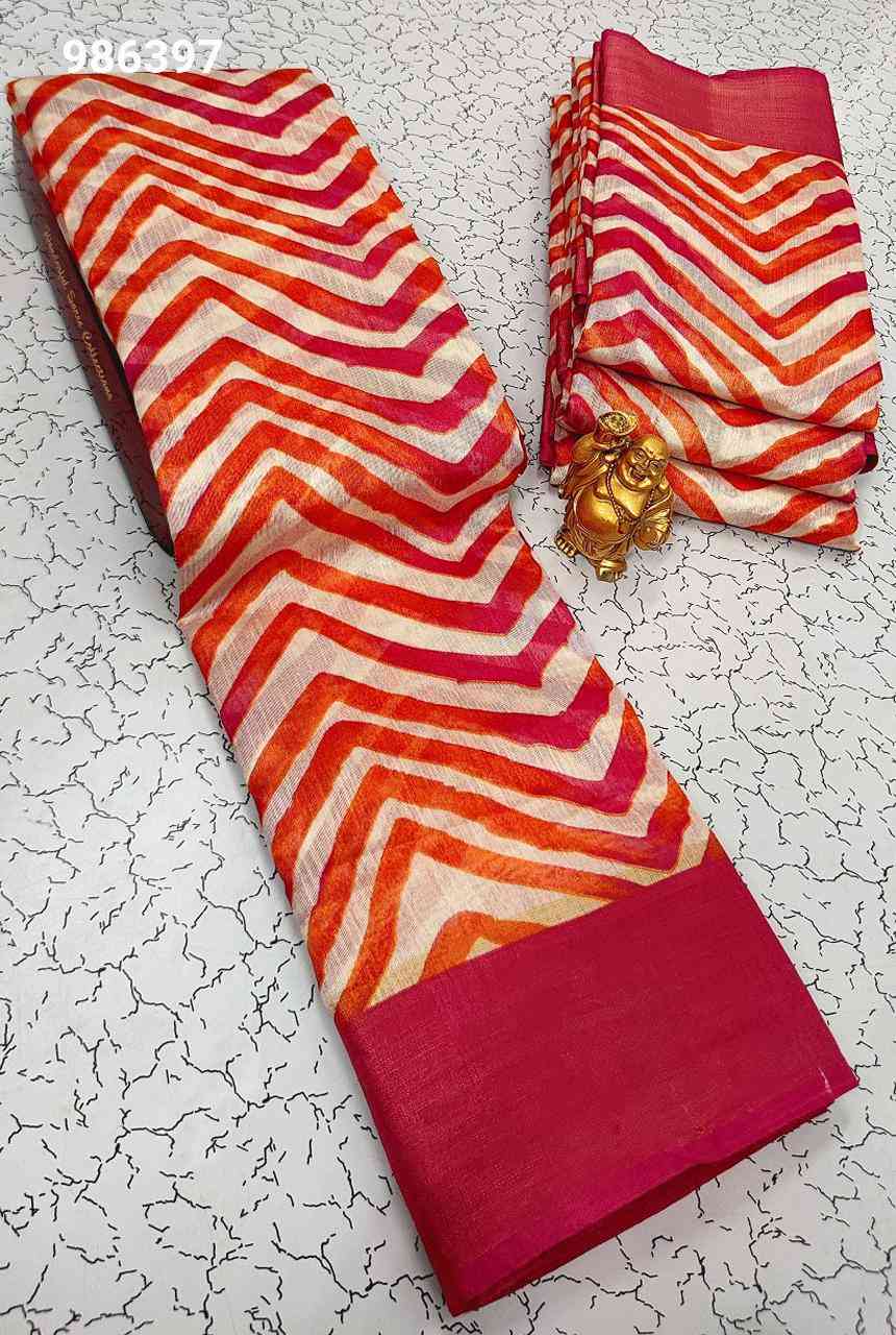 Fancy Print Cotton Sarees