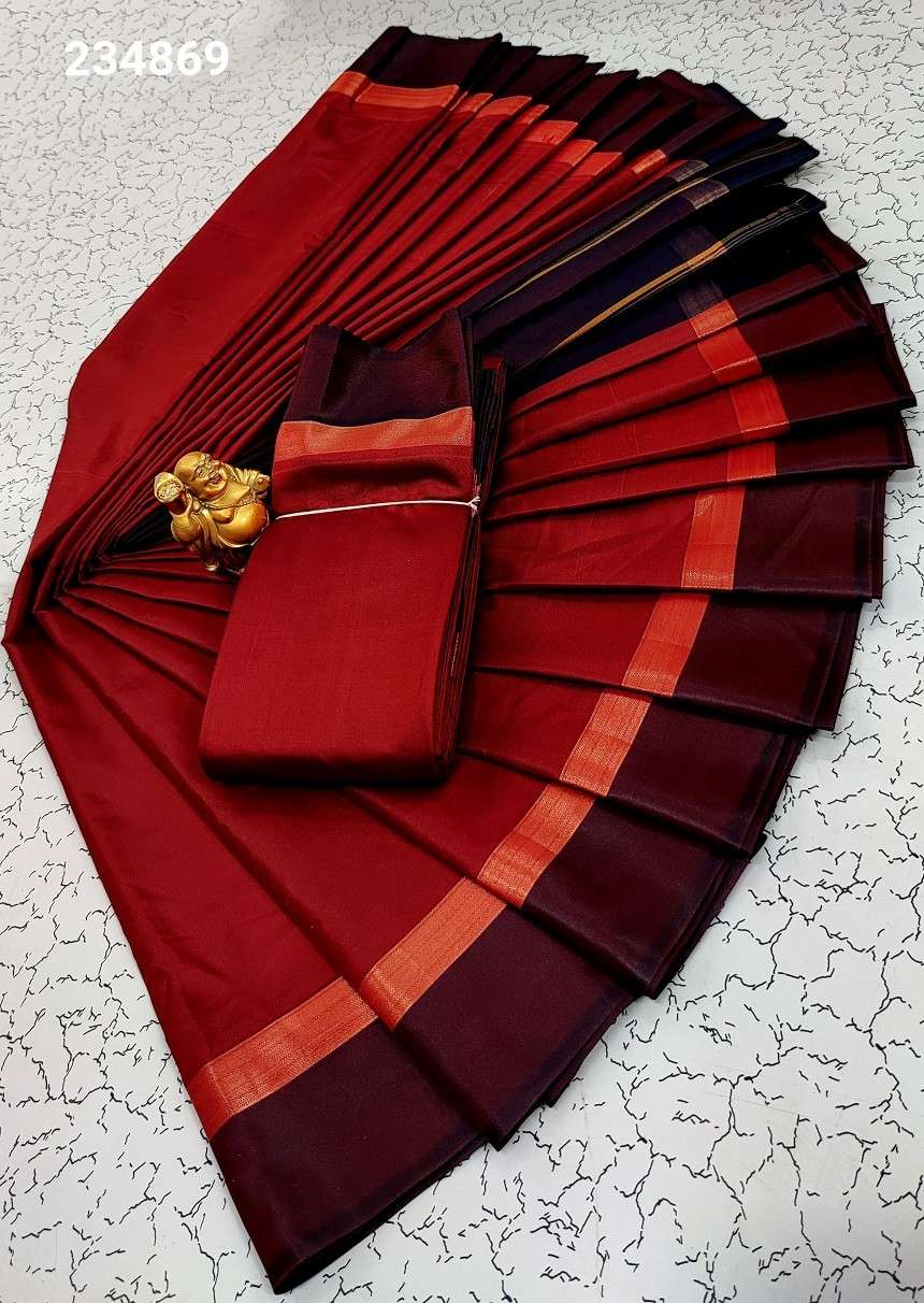 Plain Soft Silk Sarees