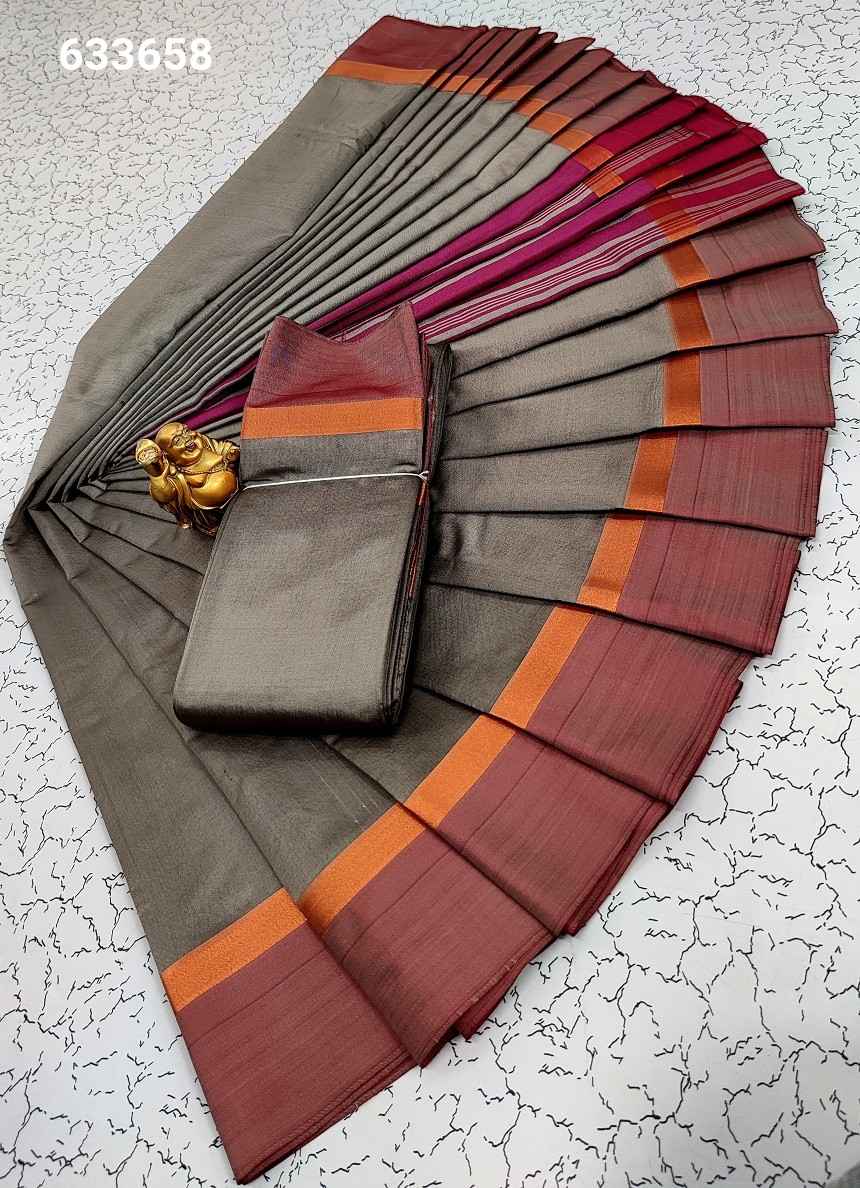 Plain Soft Silk Sarees