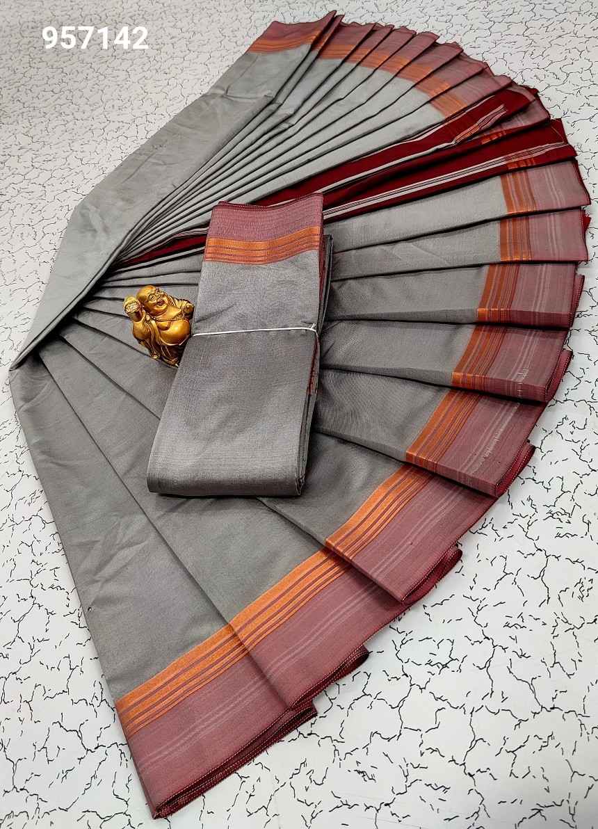 Plain Soft Silk Sarees
