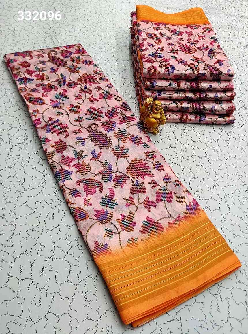 Printing Poly Cotton Sarees