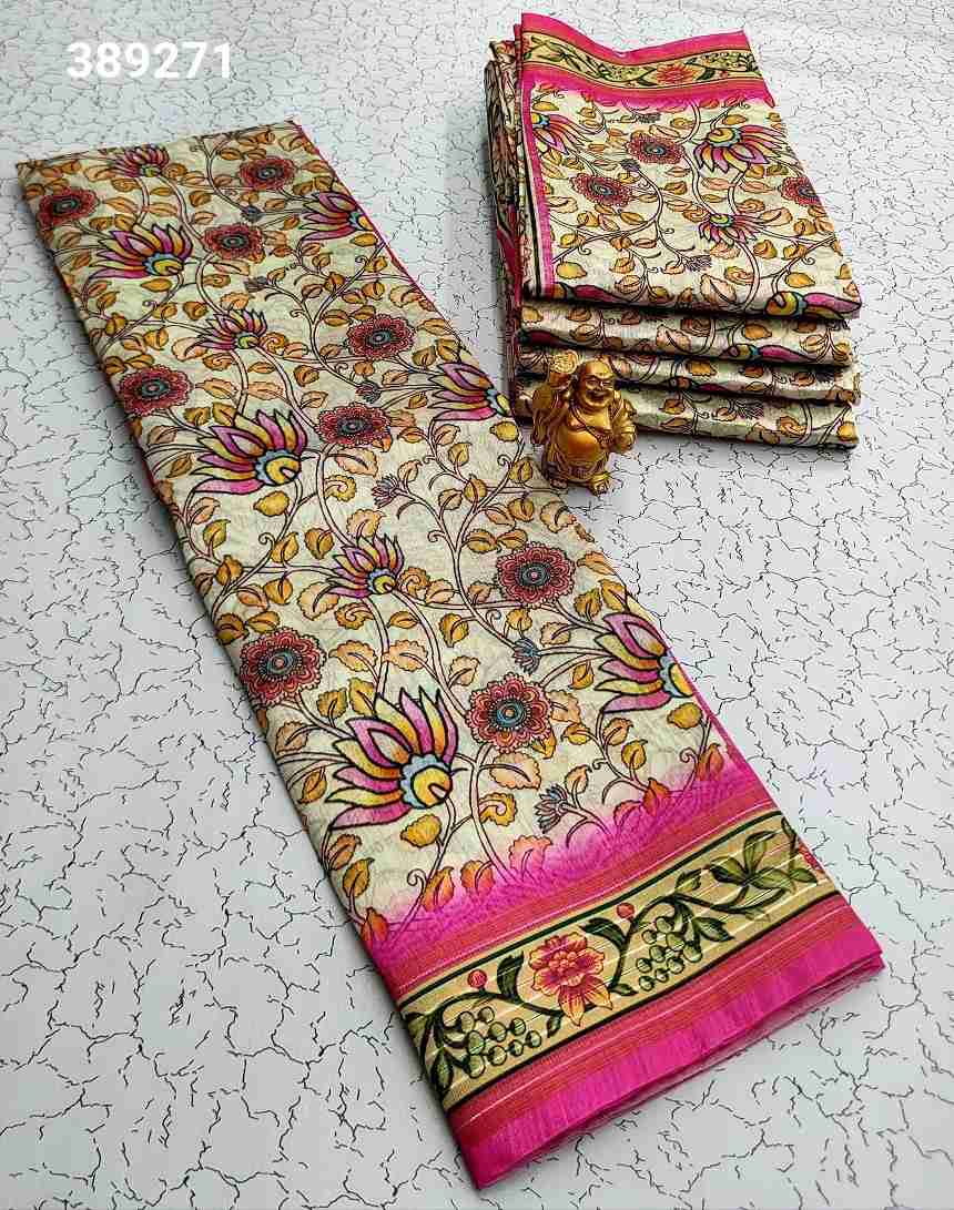 Printing Poly Cotton Sarees