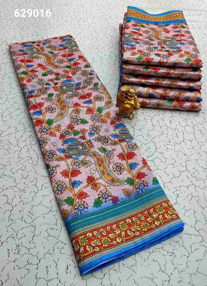 Printing Poly Cotton Sarees