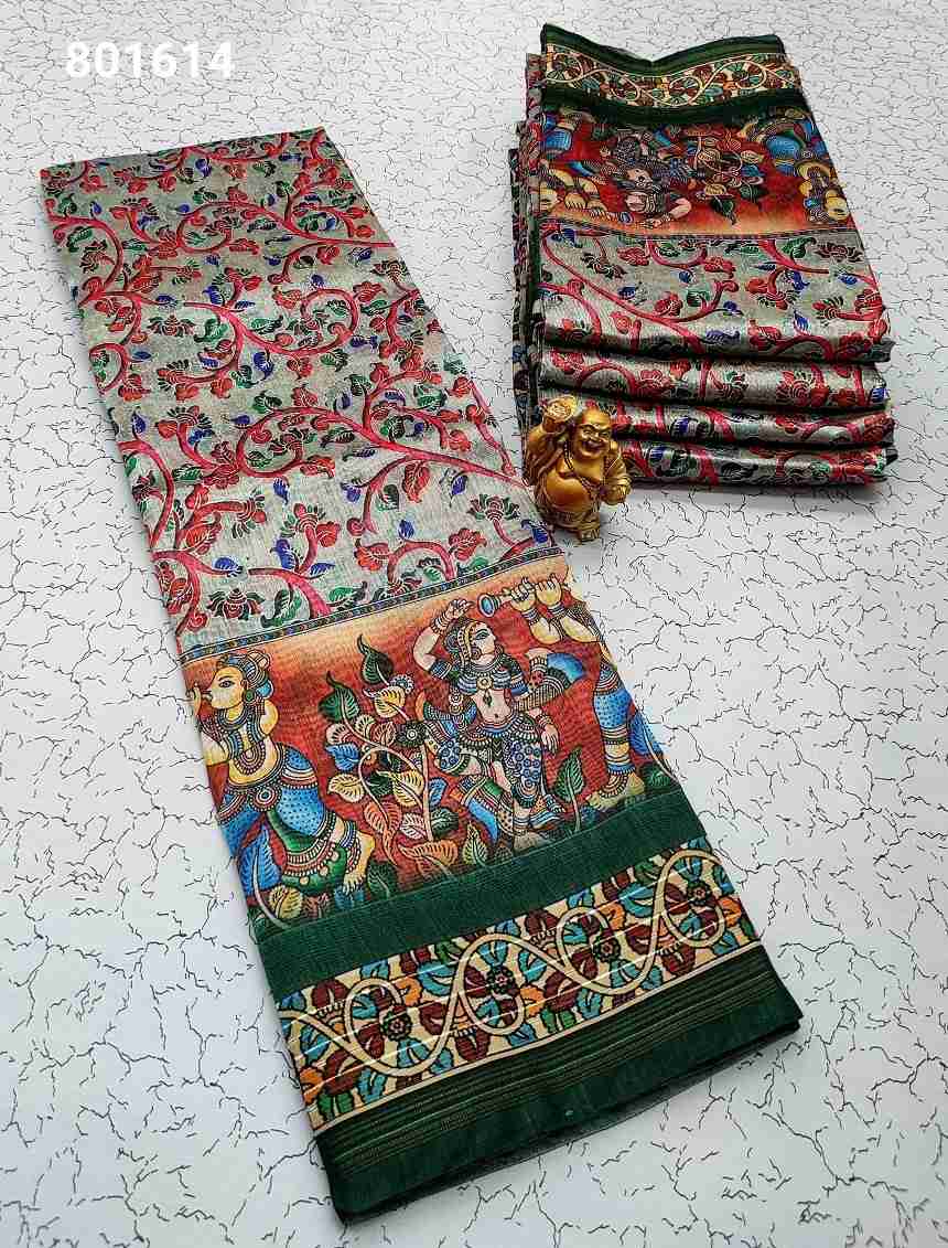 Printing Poly Cotton Sarees