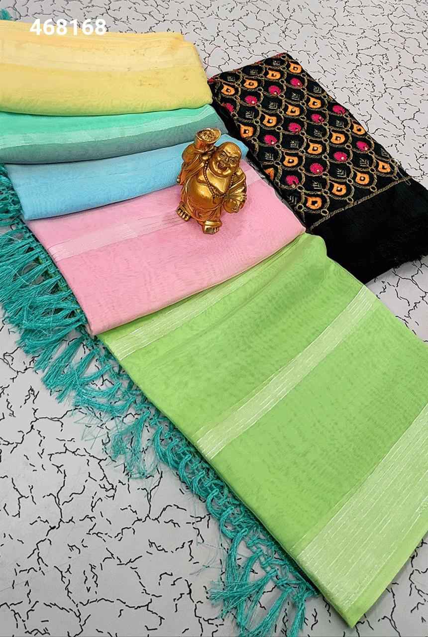 Rainbow Soft Silk Sarees