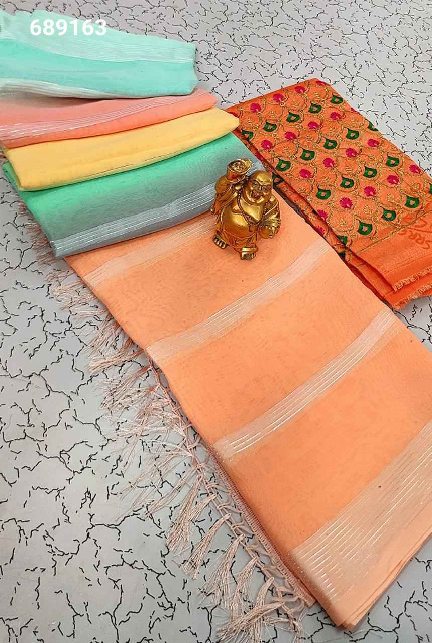 Rainbow Soft Silk Sarees