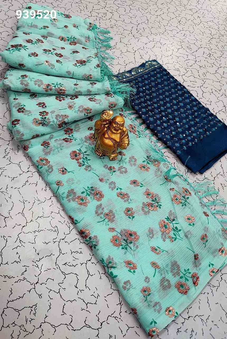 Rainbow Soft Silk Sarees