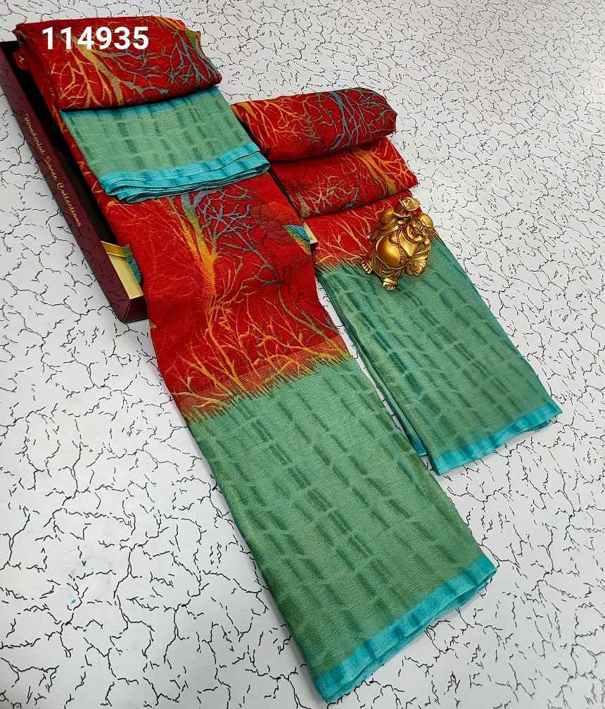 Shiffon Brasso saree