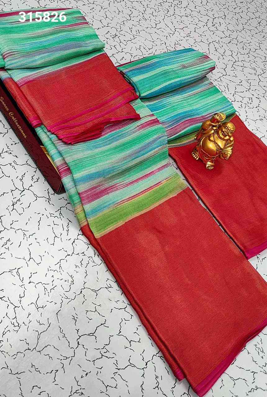 Shiffon Brasso saree