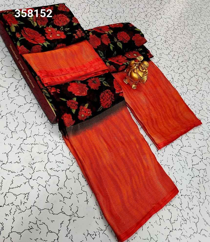 Shiffon Brasso saree