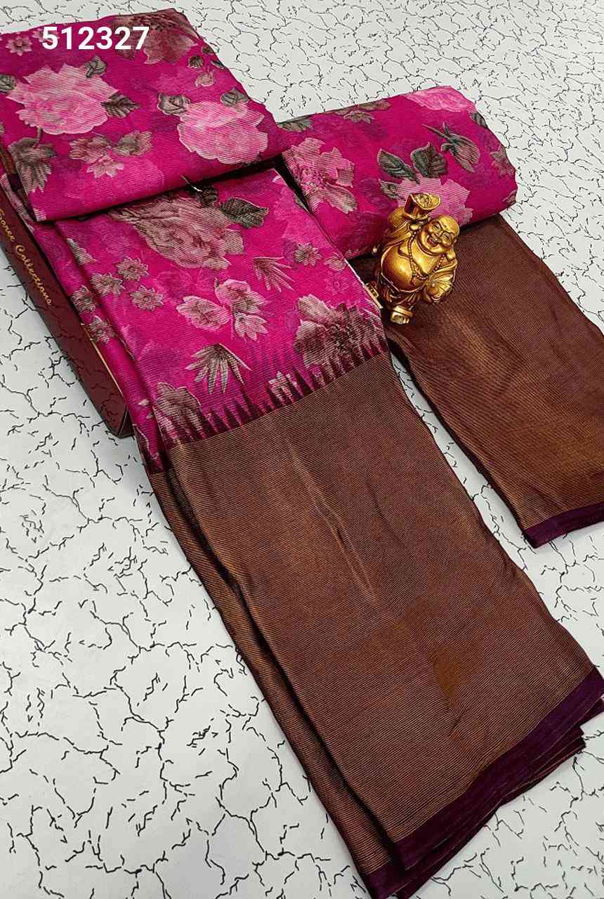 Shiffon Brasso saree