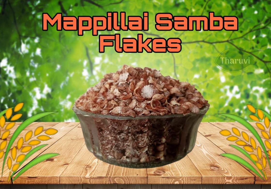 Mappillai Samba Flakes | Aval Red Rice Flakes