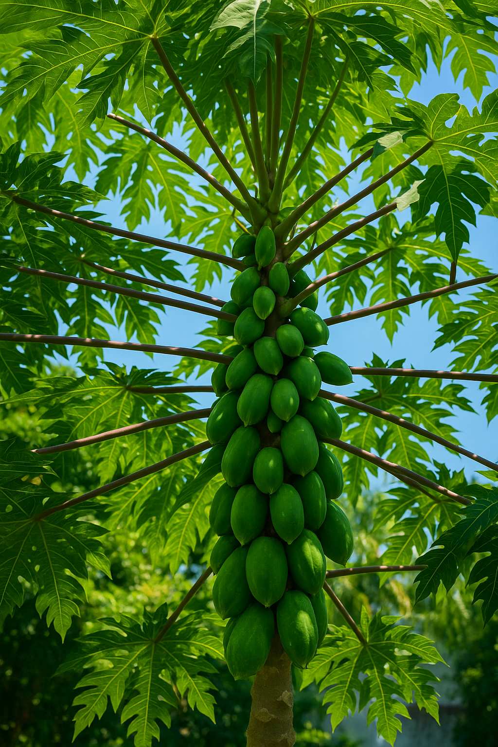 Native Papaya Seeds , Nattu Pappali Seeds, Country Variety