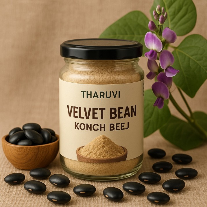 Protein | Tharuvi Organic Poonaikali Powder, Mucuna Pruriens Velvet Bean powder
